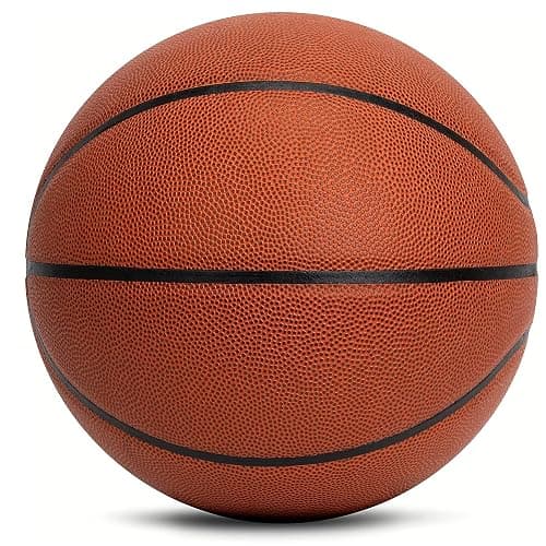AND1 Street Grip Premium Composite Leather Basketball & Pump- Official Size 7 (29.5”) Streetball, Made for Indoor and Outdoor Basketball Games thumbnail 2