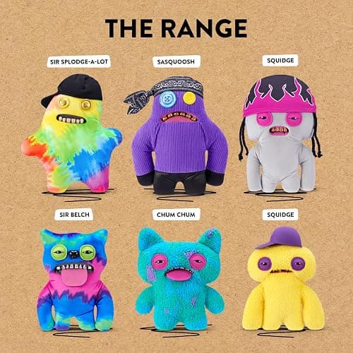 Fuggler Fugg Life 9-Inch Plush Toy (Squidge) by ZURU – Funny Ugly Monster Stuffed Animal with Human-Like Teeth, Quirky Collectible Plush for Kids, Tweens, Teens, Adults & Weird Toy Lovers thumbnail 6