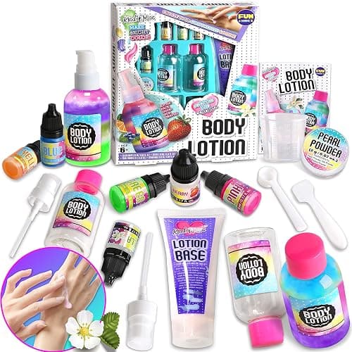 Kid Body Lotion Making kit, FunKidz STEM Makeup Maker kit for Girls Science Kits - Image 1