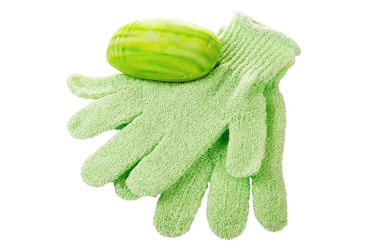 Linda Exfoliating Bath Gloves, Pack of 4 thumbnail 6