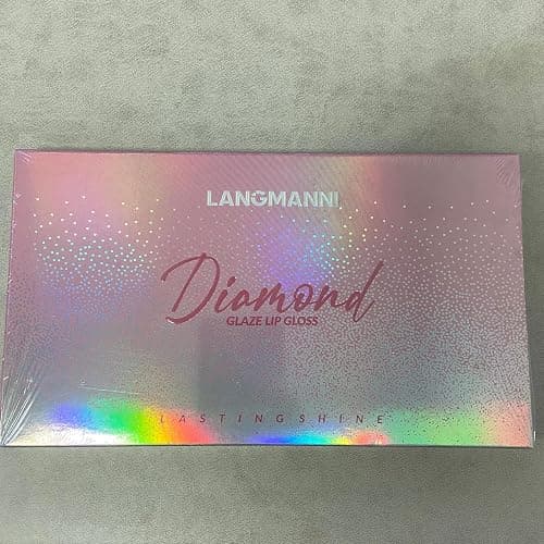 LANGMANNI 10 Colors Diamond Glitter Lip Gloss Set,Long Lasting High Shine Shimmer Liquid Lipstick Set,Hydrating,Moisturizing Lip Gloss Kit Gift Makeup For Girls thumbnail 9