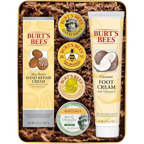 Burt's Bees Gifts Ideas - Classics Set, 6 Products in Giftable Tin – Cuticle Cream, Hand Salve, Lip Balm, Res-Q Ointment, Hand Repair and Foot Cream thumbnail 10