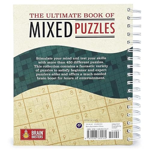 The Ultimate Book of Mixed Puzzles: More than 450 Puzzles for Adults Including Word Searches, Crosswords, Sudoku, Mazes and More! (Part of the Brain Busters Puzzle Collection) thumbnail 14