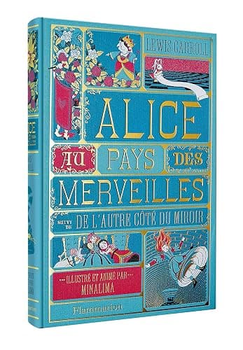 Alice au Pays des Merveilles suivi de L'autre côté du miroir: Illustré et animé par MinaLima - Image 1