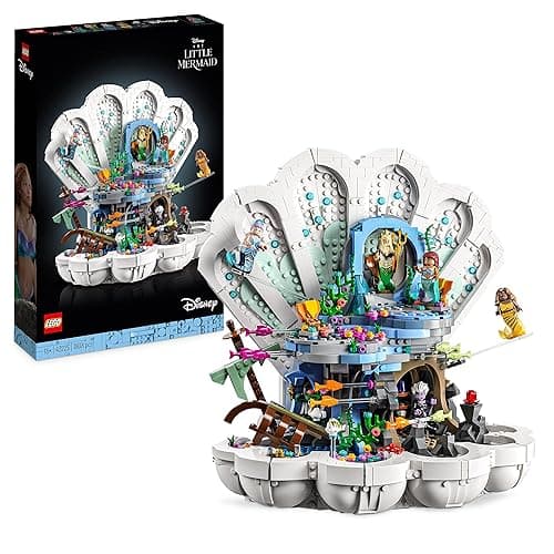 LEGO 43225 Disney The Little Mermaid Royal Seashell Buildable Model Model with Figures for Women Men Adult Gift - The Little Mermaid Shell Palace