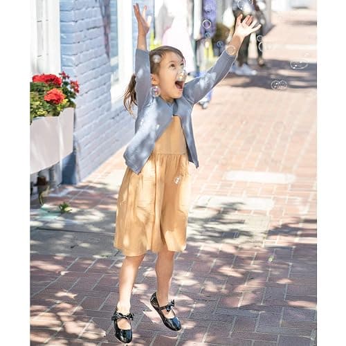 Felix & Flora Toddler Flower Girl Dress Shoes - Girl Ballet Flats Party School Shoes Wedding thumbnail 2