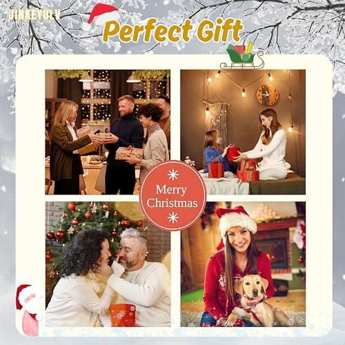 JINKEYULV Paper Star Lantern 3PCS Christmas Paper Stars Lantern 13.78 inch 9 Points Paper Star Lantern Hanging 3D Christmas Paper Star Hanging Star Foldable for Wedding Xmas White decoración navideña thumbnail 6
