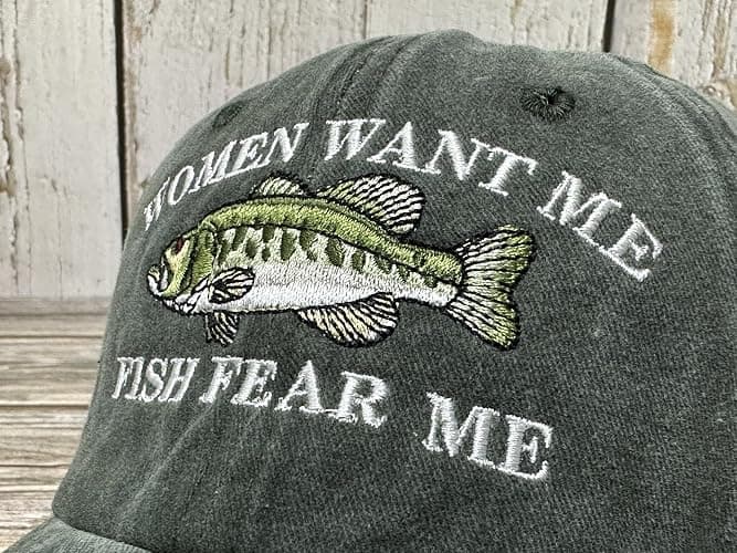 Enodtter Fish Fear Me Women Want Me Hats thumbnail 3