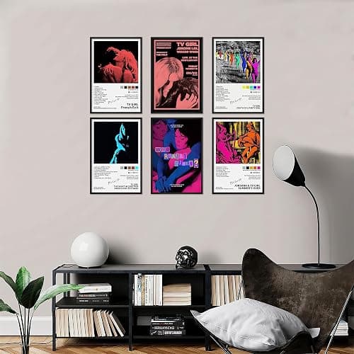 TV Girl Poster Album Cover Posters – Set of 6, 8x12 Inch, Unframed, Music Wall Art for Room Décor, Bedroom Aesthetic, Dorm Room, Rap Fan Gift, Unique Wall Decor for Home or Office (h) thumbnail 4