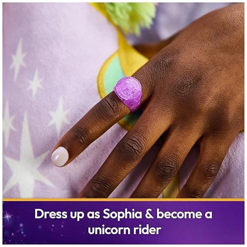 Unicorn Academy, Sophia’s Light Up Necklace & Glitter Ring for Girls Pretend Play & Dress Up, Dolls & Unicorn Toys, Gifts & Stocking Stuffers for Girls thumbnail 5