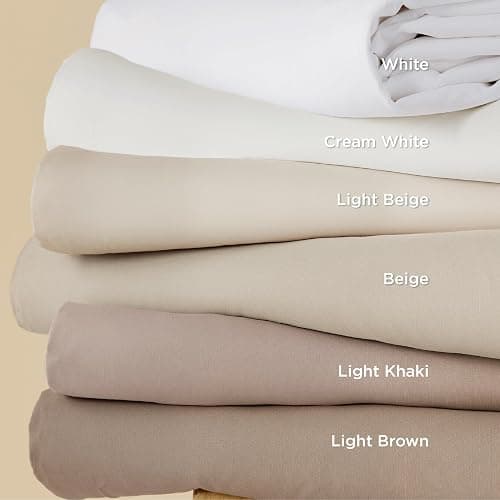 Bedsure Duvet Cover King Size - Soft Double Brushed Bedding Set for Kids & Adults, Zipper Closure, 3 Pieces, Includes 1 Duvet Cover (104"x90") & 2 Pillow Shams, NO Comforter, White thumbnail 9