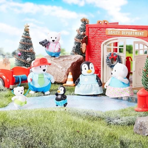 Li'l Woodzeez – McBristly Porcupine Family Set with Storybook, 5 Pieces Miniature Animal Figurines, Family Toys and Pretend Play, Collectible Figures for Imaginative Storytelling, 3+ Years thumbnail 2
