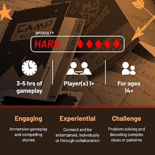 Hunt A Killer: Camp Calamity - Solve a Murder at a Summer Camp, Interactive Unsolved Mysteries Game, Mystery Box for Game Night, Murder Mysteries Card, Puzzle, and Board Games, for Ages 14+ thumbnail 3