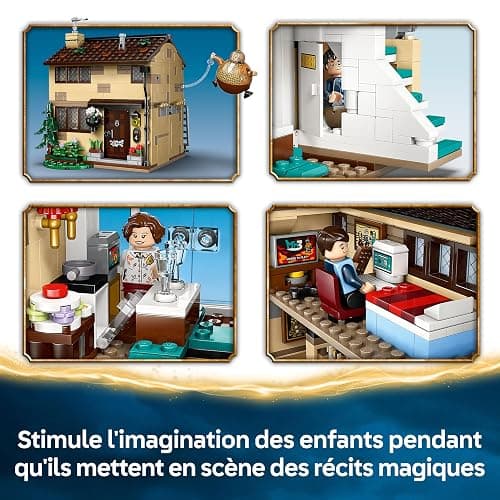 LEGO Harry Potter Privet Drive : La Visite De Tante Marge - Jouet Maison avec Intérieur Détaillé - 5 Minifigurines & Figurine de la Tante Gonflée - Cadeau Prisonnier d'Azkaban Garçon Dès 8 Ans 76451 thumbnail 6