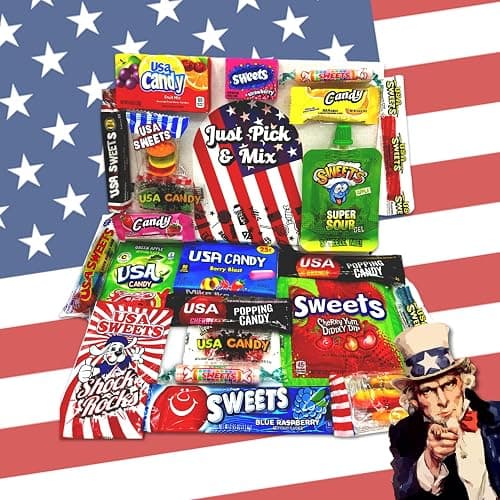 Just Pick & Mix American Sweets Selection Box Hamper Including Your Favourite Brands From The USA thumbnail 2