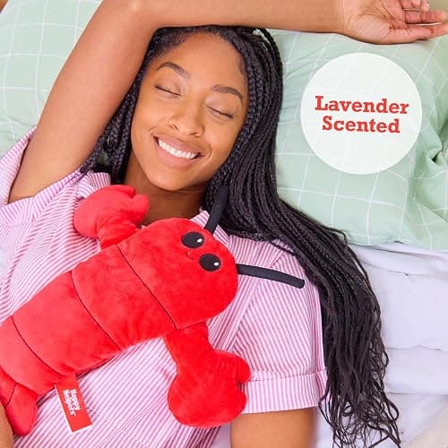Menstruation Crustacean Lobster by Relatable, Funny Microwavable Heating Pad for Period Cramps, A Thoughtful Holiday Selft Care Gift or Stocking Stuffer for Teens, Women, and Friends thumbnail 4