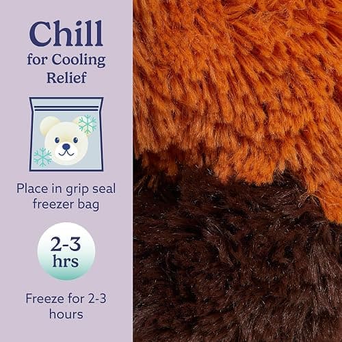 warmies Microwavable & Weighted Stuffed Animals, Red Panda - Heated Stuffed Animal Plushie for Warmth & Comfort - Cute Soft Plush Toys for Adults & Children (Boys, Girls, Babies & Toddlers) thumbnail 5