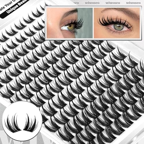 wiwoseo Bunny Lash Clusters Manga Lash Clusters Fairy Lashes Clusters with Spikes Wet Look Eyelash Clusters Flaunt Eyelash Extensions Manga Eyelash Clusters Spiky Lashes Clusters for Beginners thumbnail 6