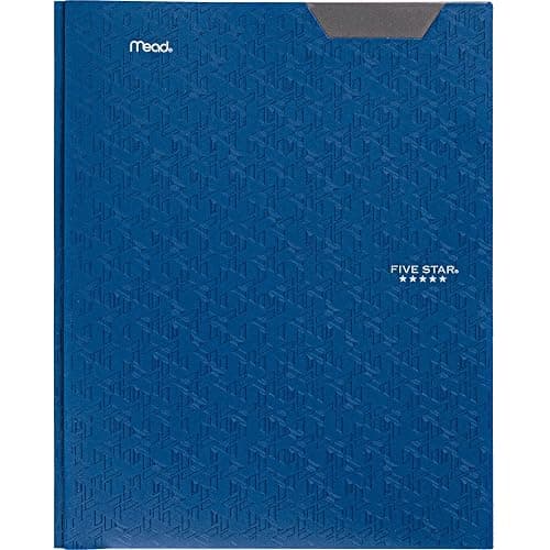 Five Star 2-Pocket Folder, Plastic Folder with Stay-Put Tabs and Prong Fasteners, Holds 8-1/2" x 11" Paper, Pacific Blue (72115) thumbnail 10