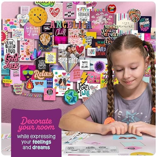 Pretty Me Wall Collage Kit for Teen & Tween Girls - Arts Craft Gift Ideas for Age 11, 12,13, 14, 15, 16 Year Old Girl - Birthday Gifts and Stuff for Teenage Bedroom Decor - Teens Creative Crafts Kits thumbnail 5