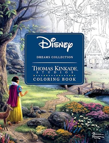 Disney Dreams Collection Thomas Kinkade Studios Coloring Book - Image 1