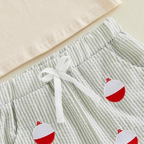 Kaipiclos Baby Boys Clothes Toddler Summer Outfits Short Sleeve Duck Print Pocket T-Shirt Tops and Shorts Farm Baby Clothes thumbnail 6