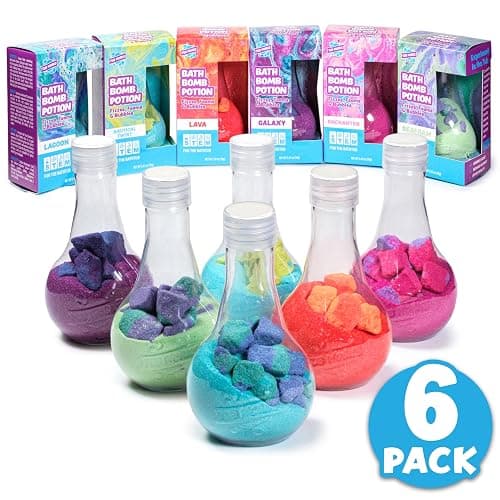 Tub Works® Kids Bath Bomb Potion™ Bath Toy, Variety 6 Pack | Nontoxic | Fizzes, Foams & Bubbles with an Eruption of Color | Interactive Bath Bombs | Fun Science Toddler Bath Toys thumbnail 7