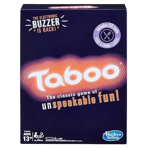 Hasbro Gaming Taboo Party Board Game with Buzzer for Kids Ages 13 and Up (Amazon Exclusive) - Image 1