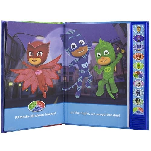 PJ Masks - I'm Ready to Read with Catboy Interactive Read-Along Sound Book - Great for Early Readers - PI Kids thumbnail 4