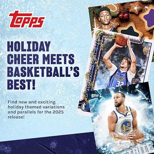 2025 Topps Holiday Basketball - Factory Sealed - Mega Box thumbnail 3