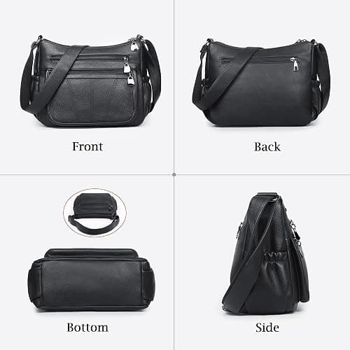 Crossbody Purse for Women Ladies Soft PU Leather Shoulder Bag Medium Roomy Handbag Fashion Tote Top Handle Satchel thumbnail 4