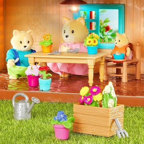Li’l Woodzeez – Animal Figurines – Toy Cat – Collectible Figurines – Figurine Playset for Kids – 3+ Years– The Whiskerelli Cats thumbnail 2