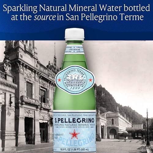 S.Pellegrino Sparkling Natural Mineral Water, Plastic Bottles, 16.9 Fl Oz (Pack of 12) thumbnail 5