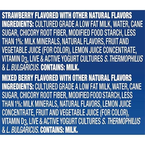 Danimals Smoothie Strawberry and Mixed Berry Dairy Drink Multi-Pack, Creamy and Delicious Low Fat Snacks for Kids, 12 Ct, 3.1 oz Smoothie Bottles​​ thumbnail 3