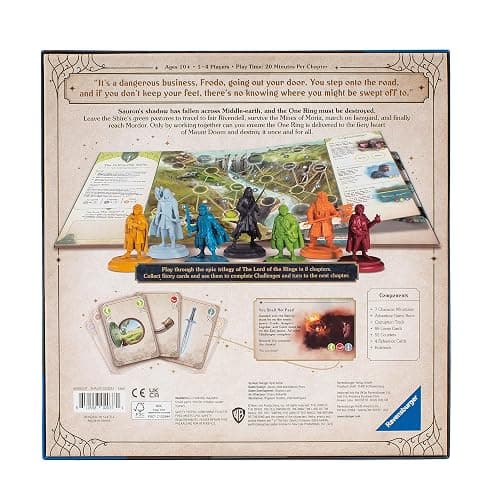 Lord of The Rings Adventure Book Game | Immersive Cooperative Gameplay | Innovative Chapter Book Format | Unique Corruption Track for Ages 10 and Up thumbnail 6