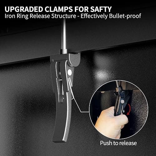 oEdRo Soft Tri-Fold Truck Bed Tonneau Cover Fit for 2005-2015 Tacoma 5ft | Soft Trifold Truck Bed Cover Compatible with 2005-2015 Toyota Tacoma with 5 feet Bed, Fleetside with Track Rail System thumbnail 4