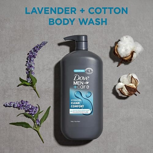 DOVE MEN + CARE Body and Face Wash Hydrating Clean Comfort Men's Body Wash with 24-Hour Nourishing Micromoisture Technology 30 oz thumbnail 2