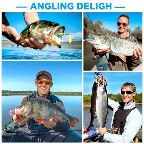 PLUSINNO Fishing Lures, 137Pcs Tackle Box with Tackle Included, Crankbaits, Spoon, Hooks, Weights & Other Accessories, Fishing Bait Lure Gear Kit Gift for Men Bass Freshwater thumbnail 3