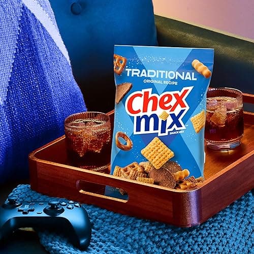 Chex Mix Traditional Original Recipe Snack Mix, Snacks, Family Size, 13.5 oz thumbnail 7