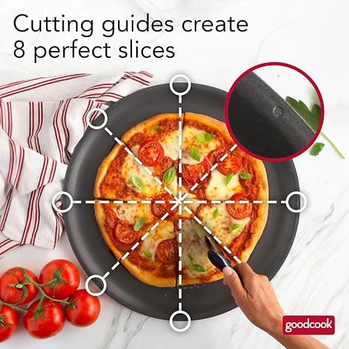 GoodCook AirPerfect Nonstick 16” Pizza Pan – Pizza Tray for Oven, Perforated Round Pizza Pan, Carbon Steel Baking Pan, Homemade, Frozen & Leftover Slices thumbnail 7