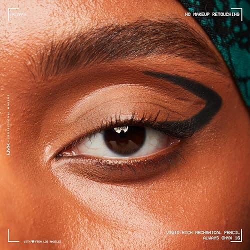 NYX PROFESSIONAL MAKEUP Mechanical Eye Pencil,Vivid Rich Mechanical, Creamy Retractable Eyeliner - Always Onyx, Black Eyeliner thumbnail 3