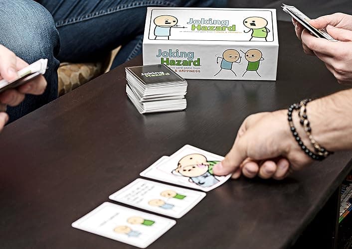 Joking Hazard by Cyanide & Happiness - 360+ Funny & Inappropriate Comic Cards, Hilarious Party Games | Includes Add-Your-Own-Words Cards - White thumbnail 2