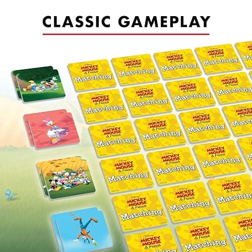 Wonder Forge Mickey Mouse Matching Game - Fun and Educational Disney Memory Card Game for Toddlers, Kids, Boys and Girls Ages 3-5 - Develops Focus, Analysis, and Learning Skills thumbnail 3