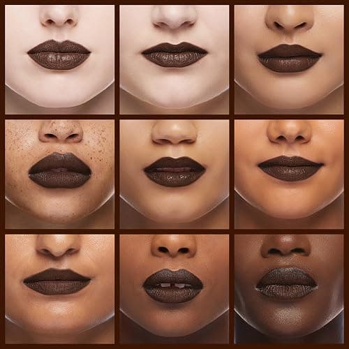 Ruby Kisses Auto Lip Liner Pencil (Dark Brown 3 Pack), Long Lasting & Non-Fading, Smooth Application, Non-Feathering with Rich Pigmented Color, No Sharpener Needed, Ideal for Full Lips Look thumbnail 4