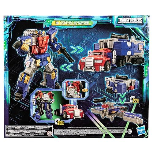 Transformers Toys Legacy Evolution Commander Armada Universe Optimus Prime Toy, 7.5-inch, Action Figure for Boys and Girls Ages 8 and Up thumbnail 17