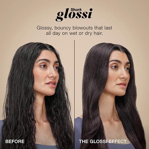 Shark Glossi 2-in-1 Hot Tool and Air Glosser, Ultra-Fast, Ultra-Glossy Blowouts at-Home, Heat-Controlled Ceramic, Curly, Coily, and Color Friendly, Jewel Teal, HT302TL thumbnail 8