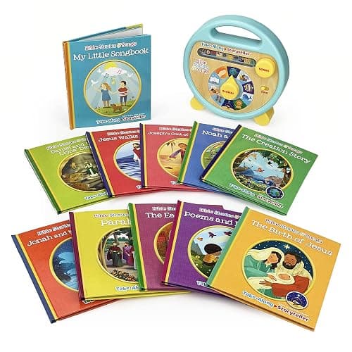 Bible Stories and Songs Interactive Electronic Take Along Storyteller with 11 Books (Little Sunbeams) thumbnail 8