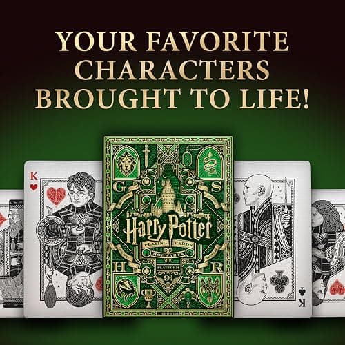 theory11 Harry Potter Playing Cards - Green (Slytherin) thumbnail 3