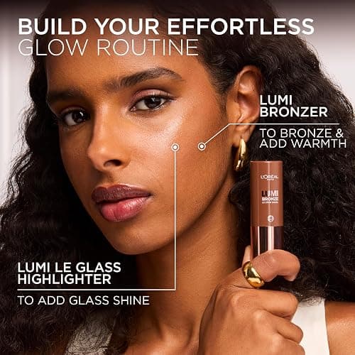 L'Oreal Paris Lumi Bronze Le Stick Soleil Bronzer Stick, Cream-To-Powder Bronzer For A Sunkissed Face Makeup Glow, 110 Toasted Sunlight thumbnail 9