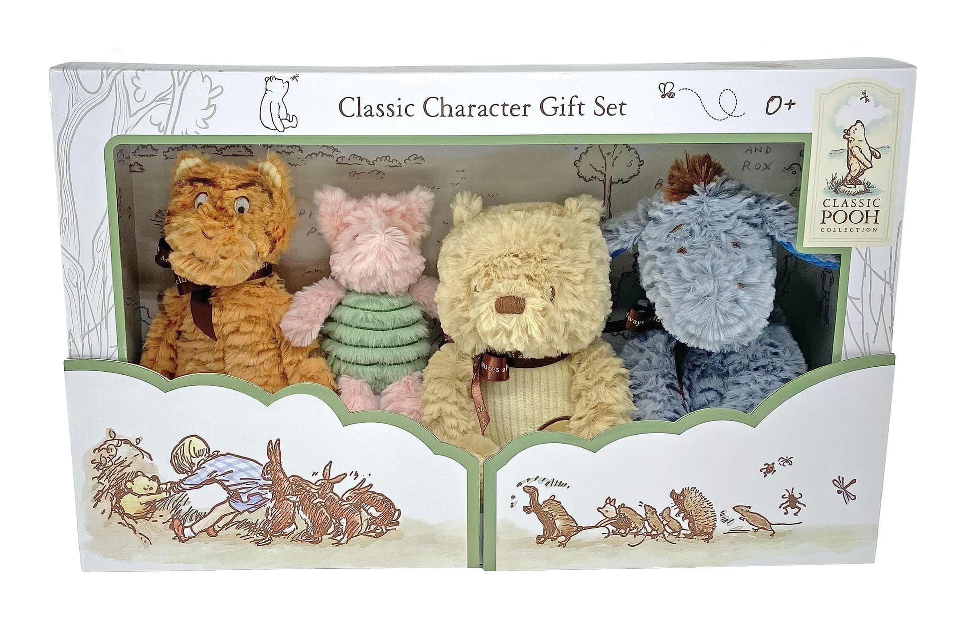 Disney Baby Classic Winnie The Pooh and Friends - Juego de 4 Piezas para coleccionistas de Felpa para niños - Image 1